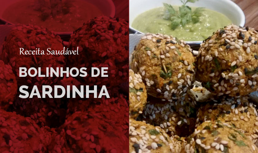 Receita bolinho de sardinha saudavel assado