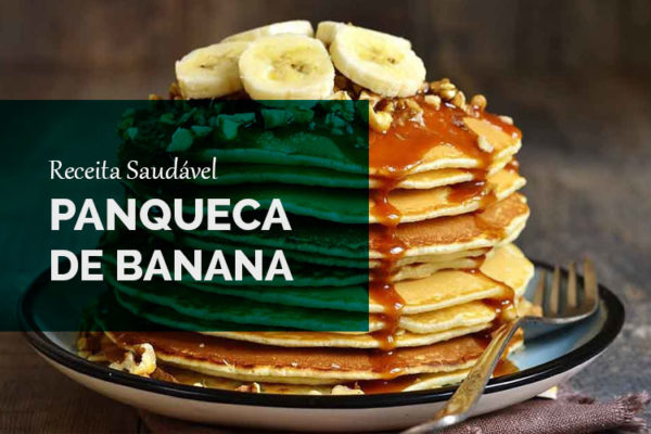 receita saudável panqueca de banana